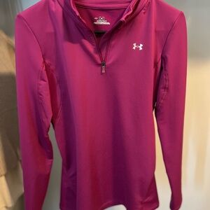 Under Armour coldgear quarter zip pullover.